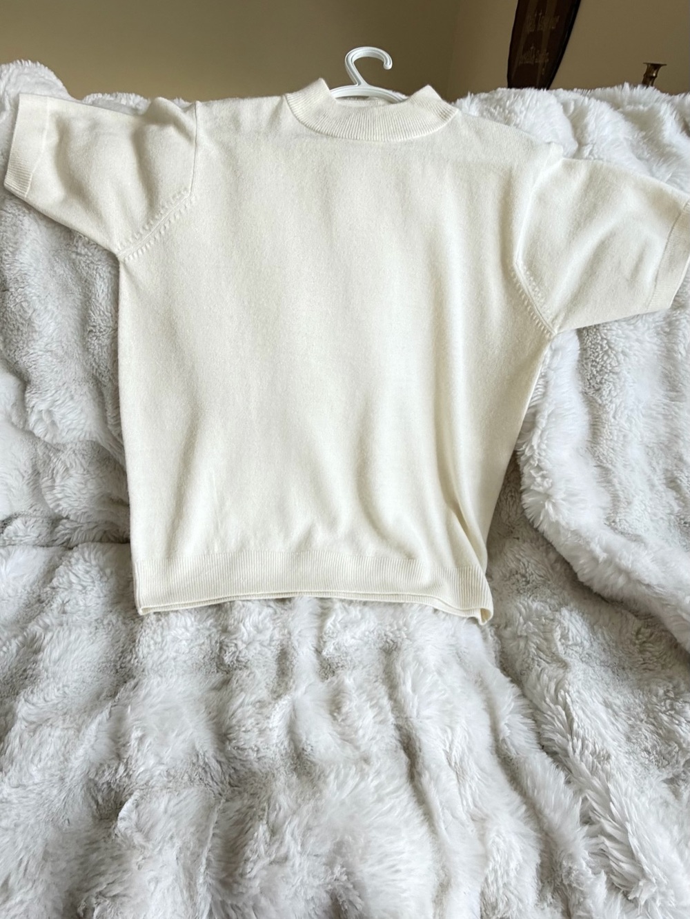 Vintage Cream TanJay Petite Classic Sweater Size Medium